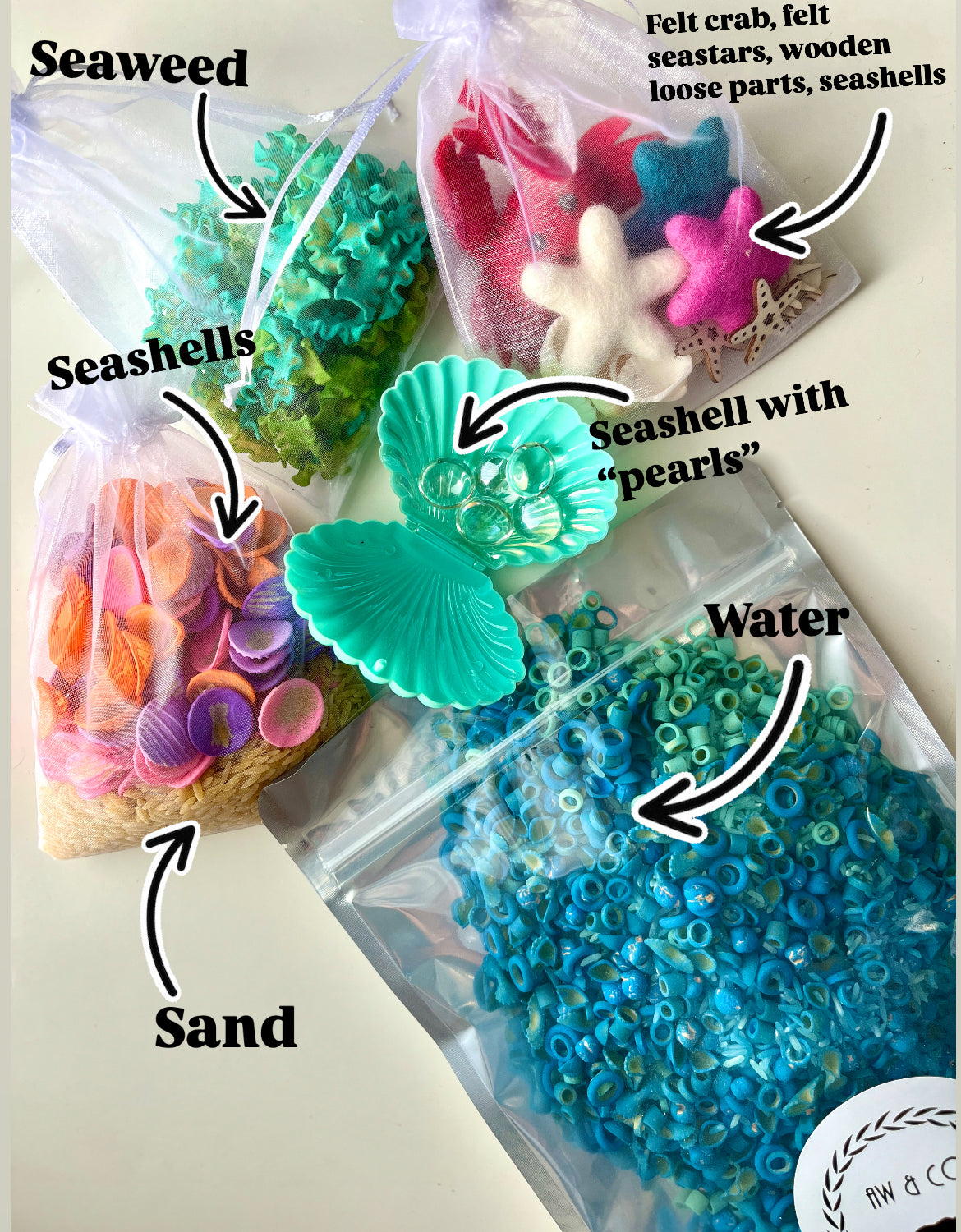 Tide Treasures Fun Filler Sensory Kit