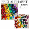 Felt Alphabet Letters | Rainbow