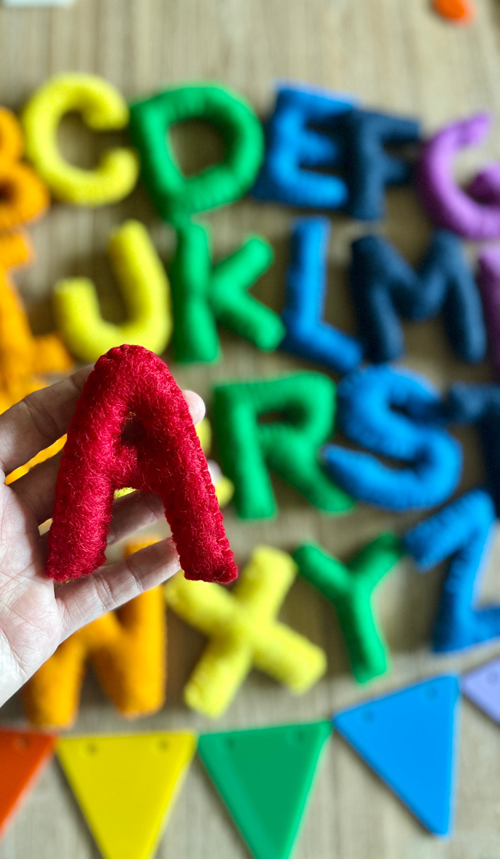 Felt Alphabet Letters | Rainbow