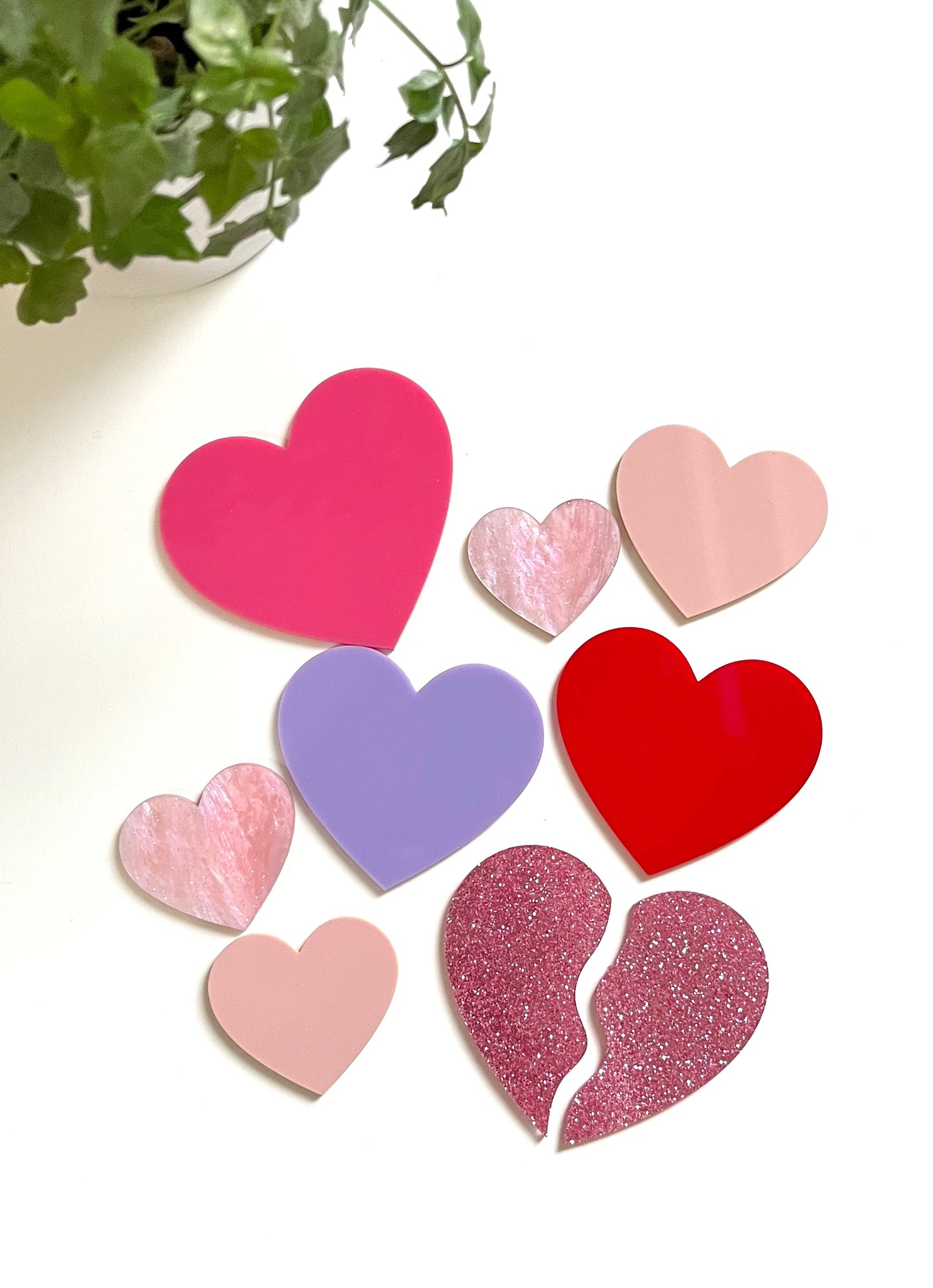 Little Dry Erasables - Mixed Hearts - Set of 8 - more colours available