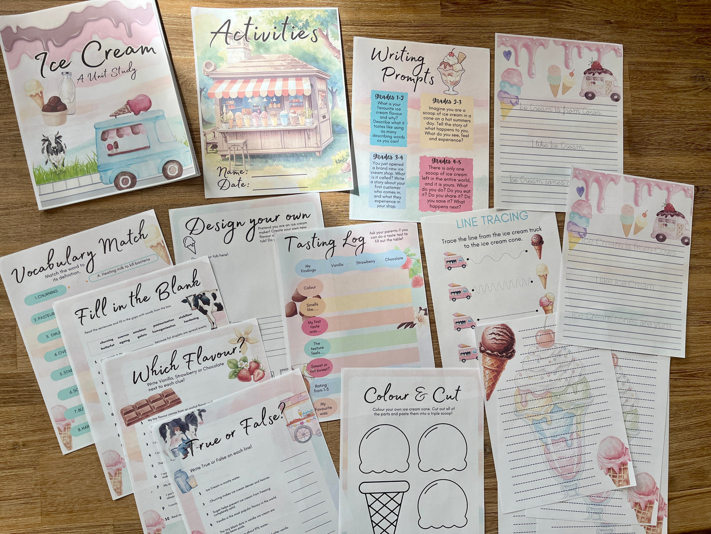 Digital Download | Ice Cream Unit Study