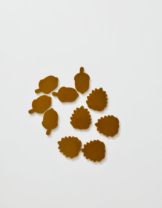 Little Dry Erasables — Pinecones & Acorns, Two Sizes Available