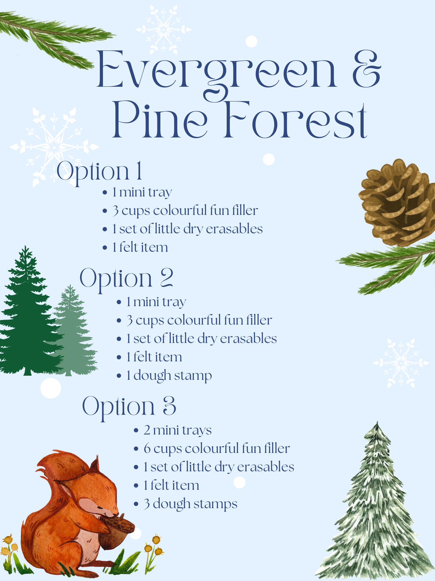 Evergreen & Pine Forest Mystery Box Bundle