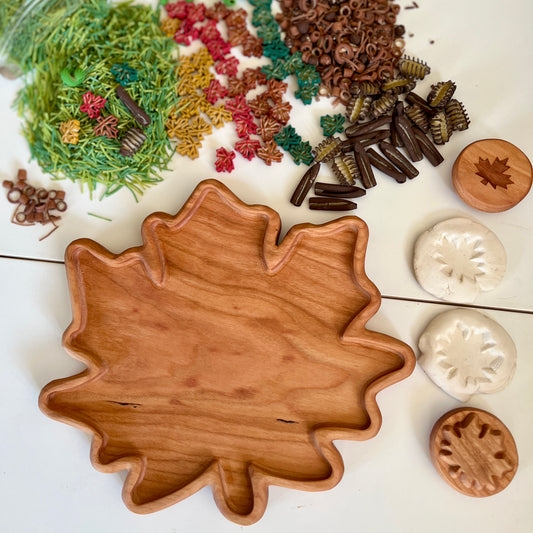 Maple Leaf Plate / Sensory Tray | Two Sizes Available