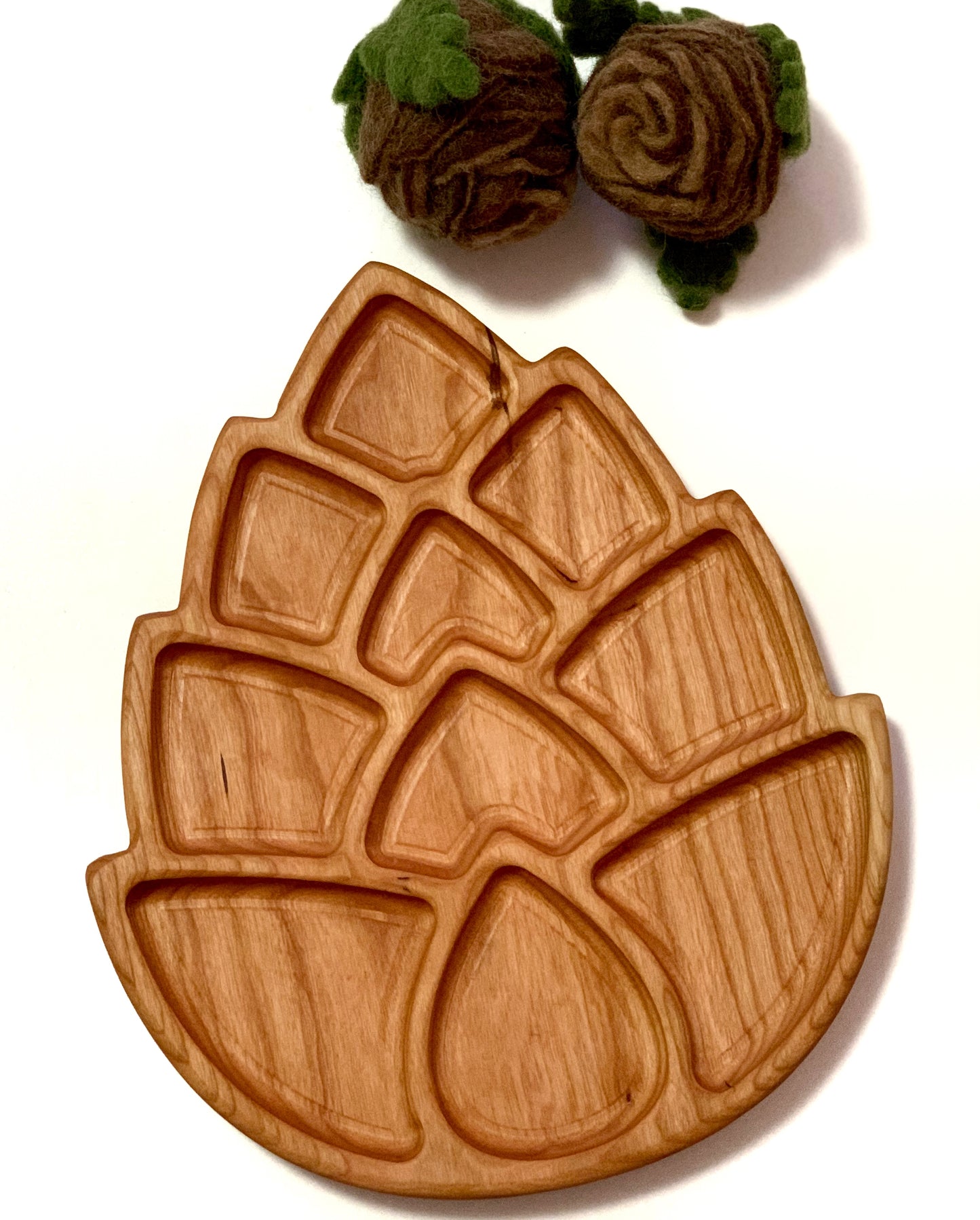 Pine Cone Plate / Ten Frame / Sensory Tray