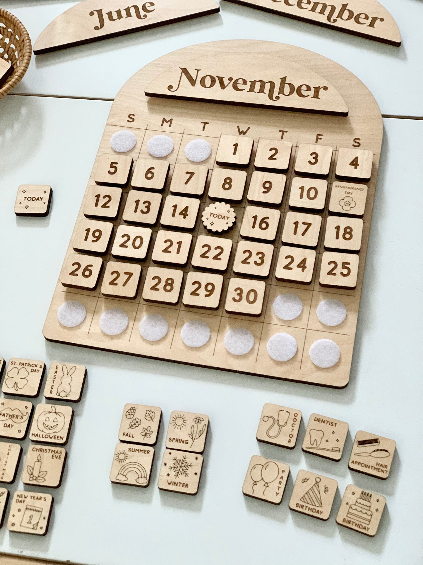 Wooden Calendar