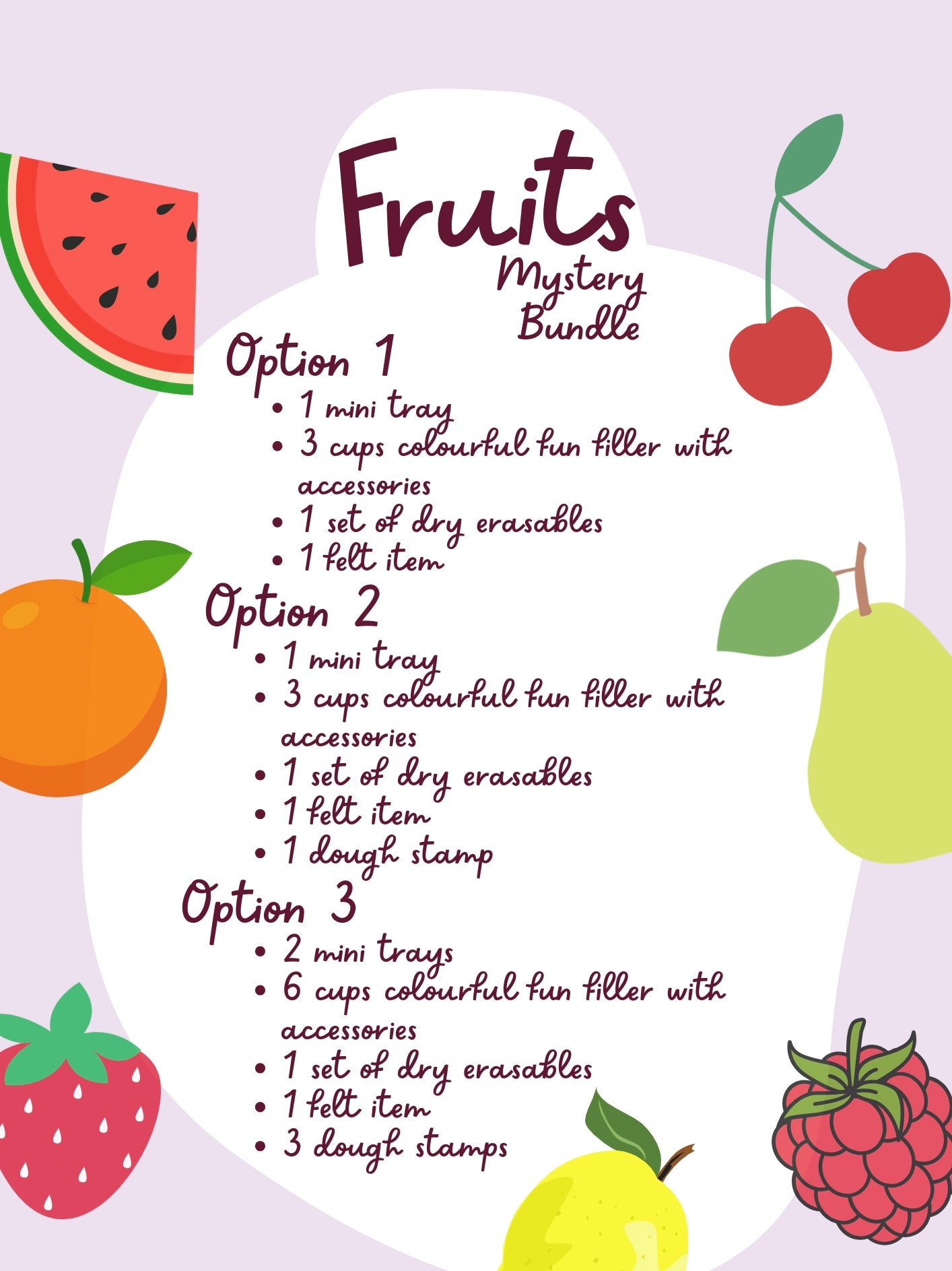 Fruit Theme Mystery Box Bundle