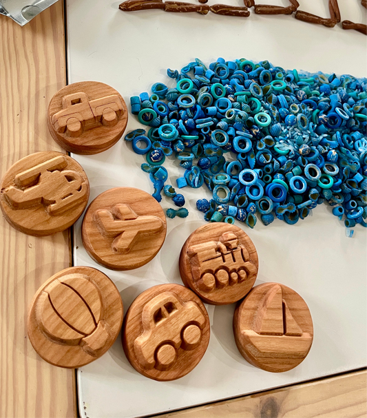 Play Dough Stampers - Transportation