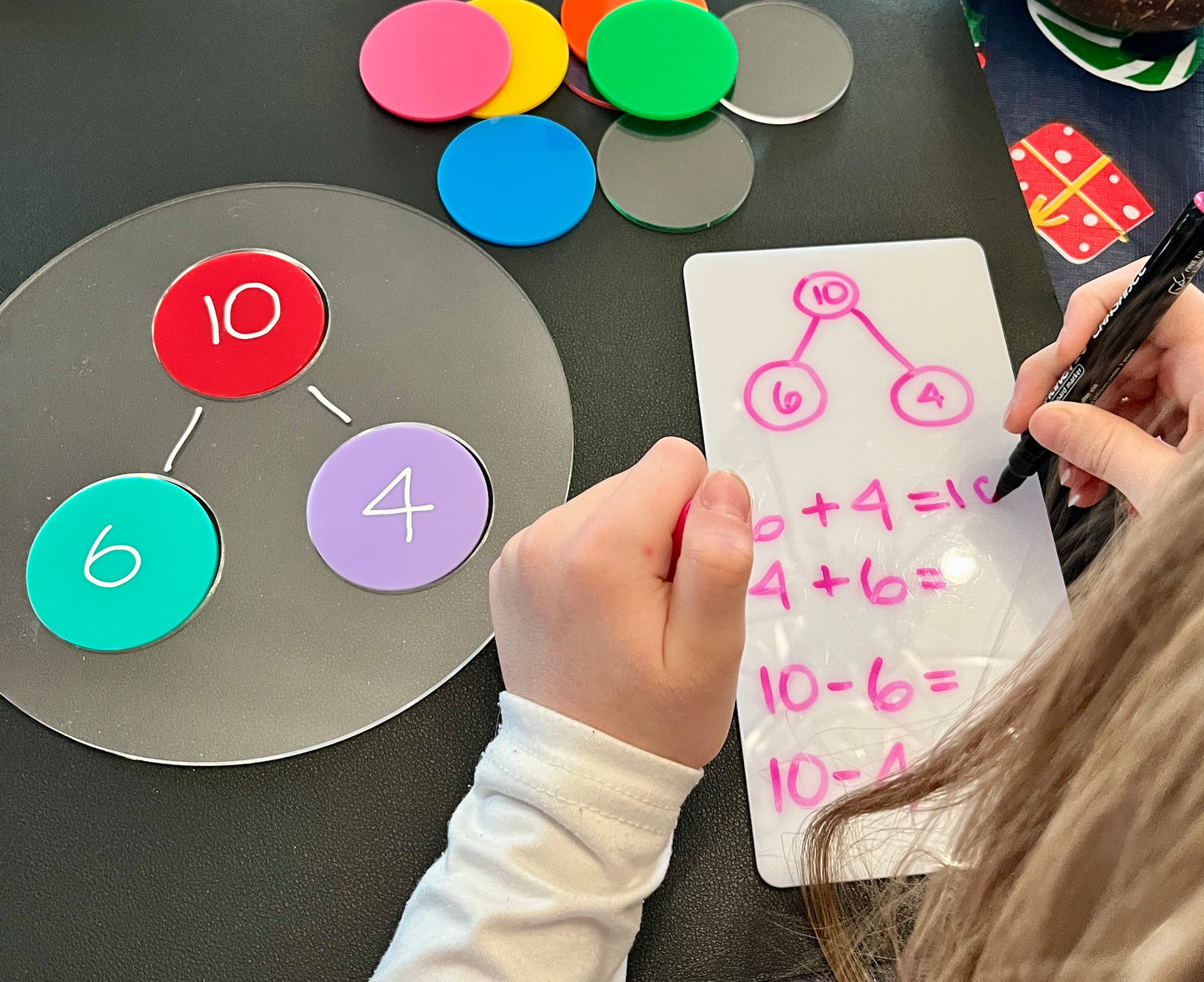 Acrylic Dry Erase Multi-Use Circle Bond Graphic Organizer