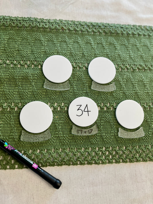 Little Dry Erasables - Snow Globes - Set of 5 , 10 Piece set - more colours available