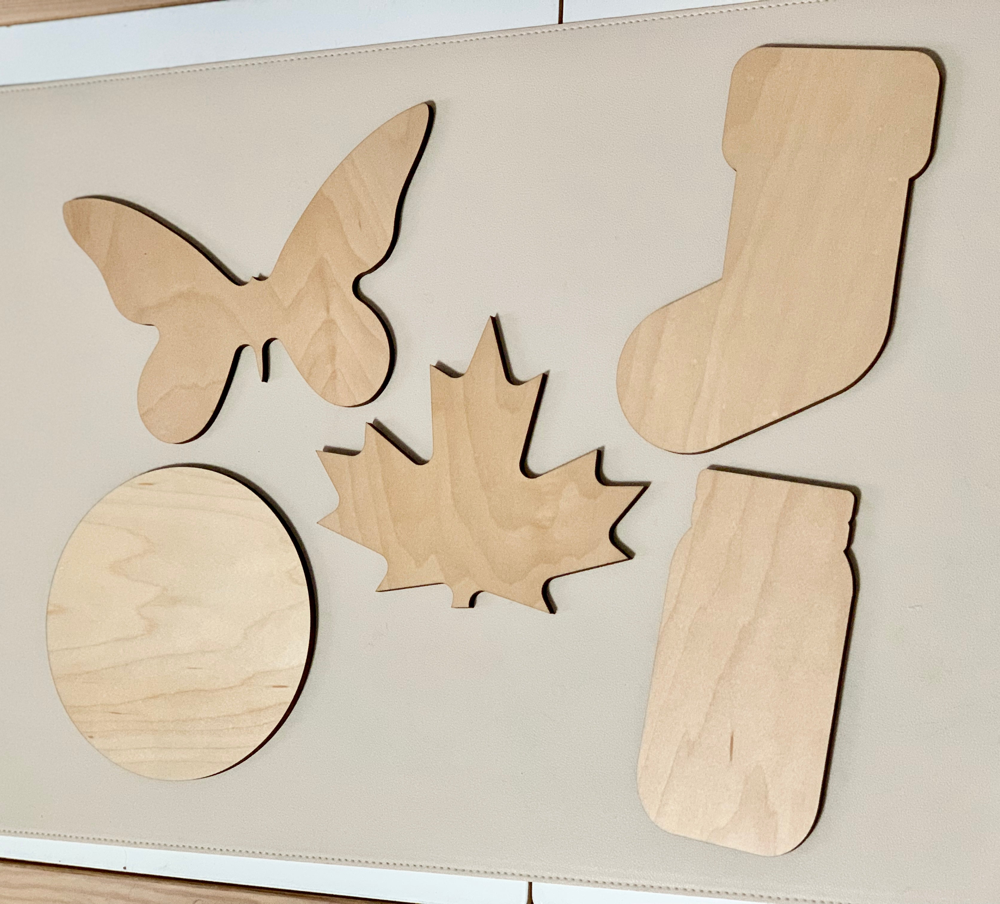 Flat Wooden Shapes – AWandCo