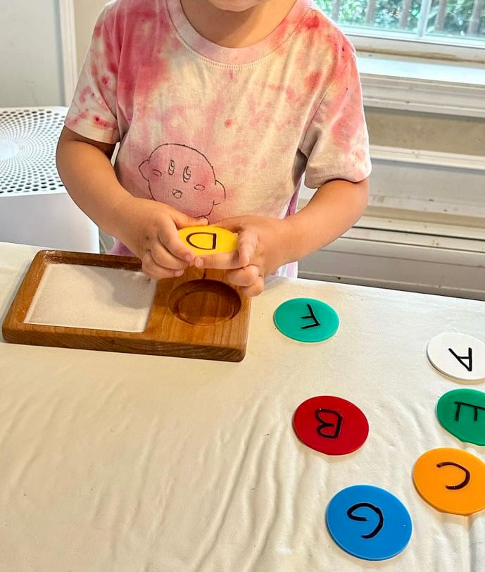 Salt & Sand Tray, Early Writing, Math, Counting & Coin Board / Sensory Tray