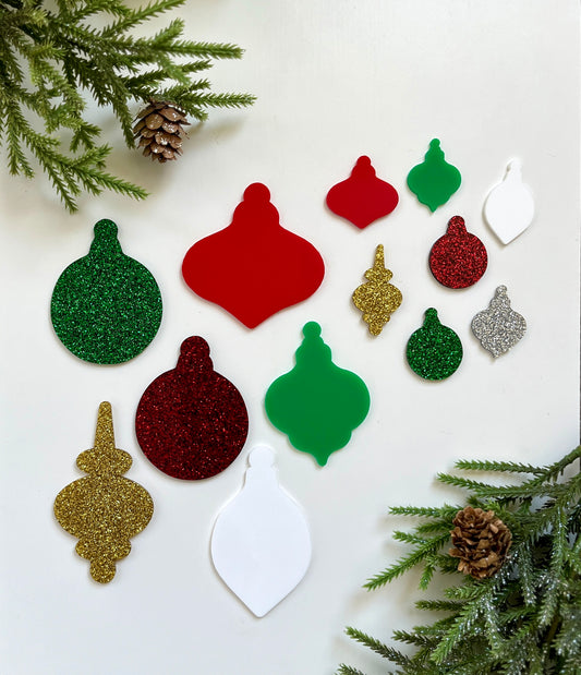 Little Dry Erasables - Christmas Ornaments