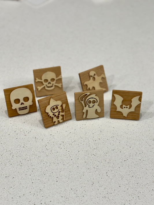 Ready to Ship, Halloween Playdough Stamps.