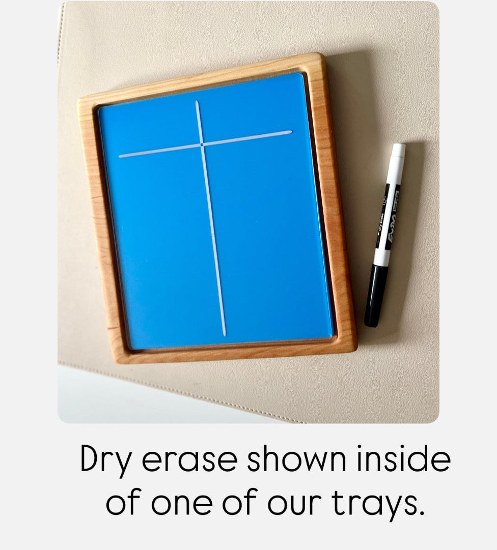 T Chart CLEAR Dry Erase Acrylic Tracing Board; can also fit as a Flisat Insert