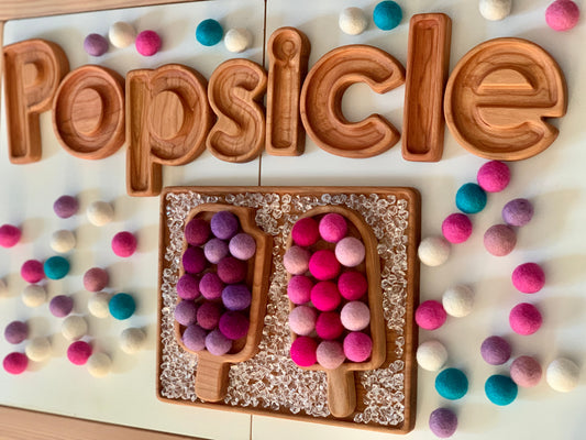 Popsicle Plate / Sensory Tray