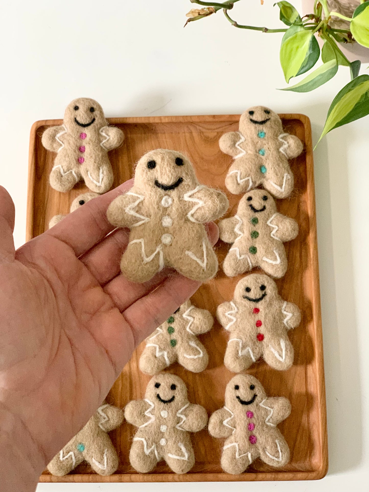 One Felt Gingerbread Person