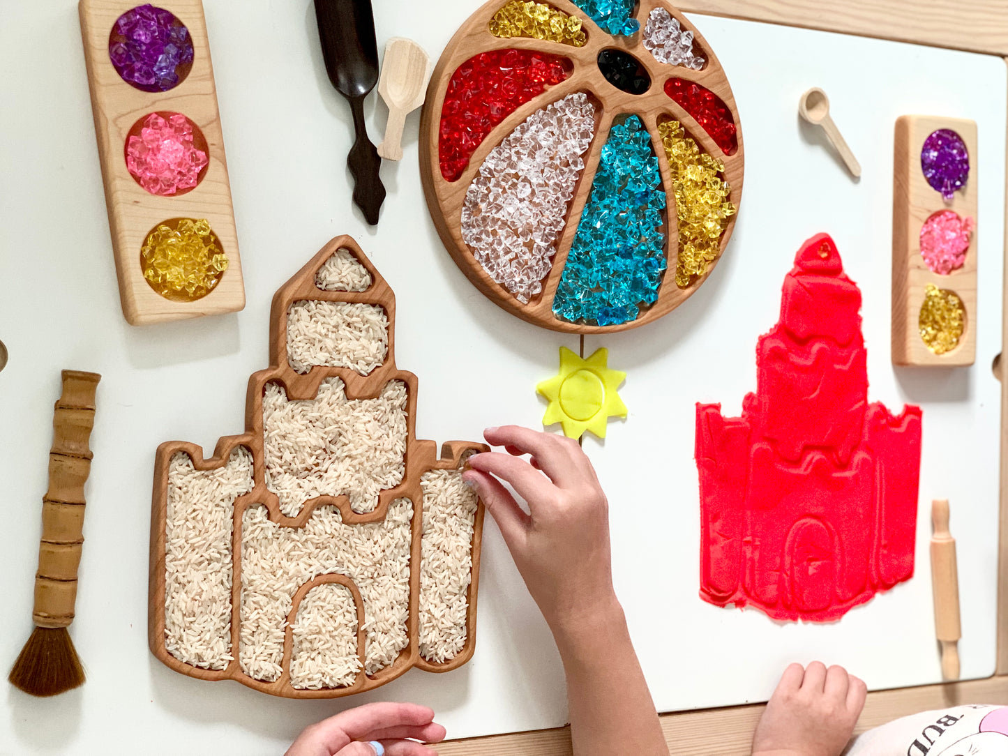 Castle Plate / Sensory Tray