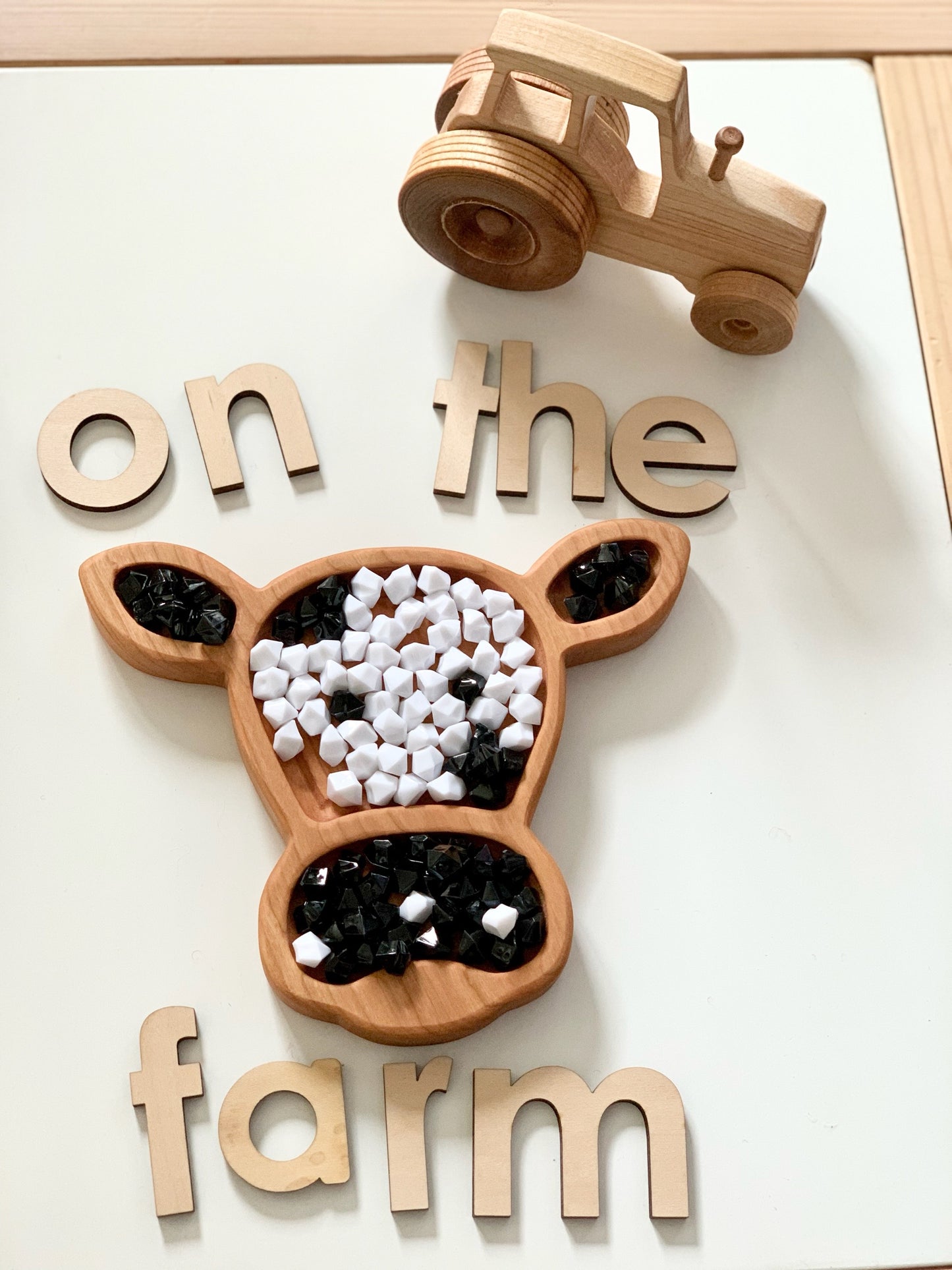 Cow Plate / Sensory Tray