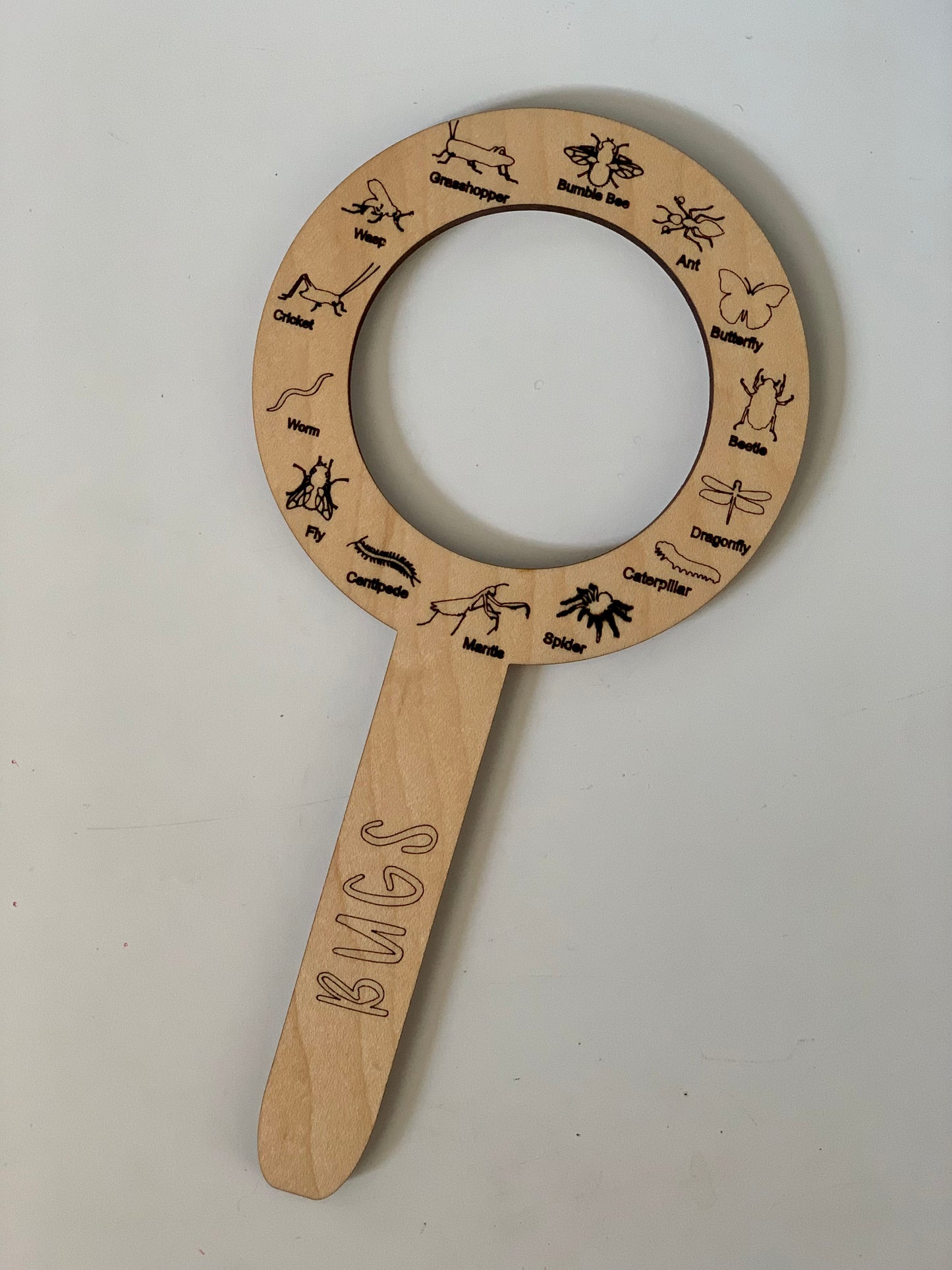 Laser Cut Bug Finder