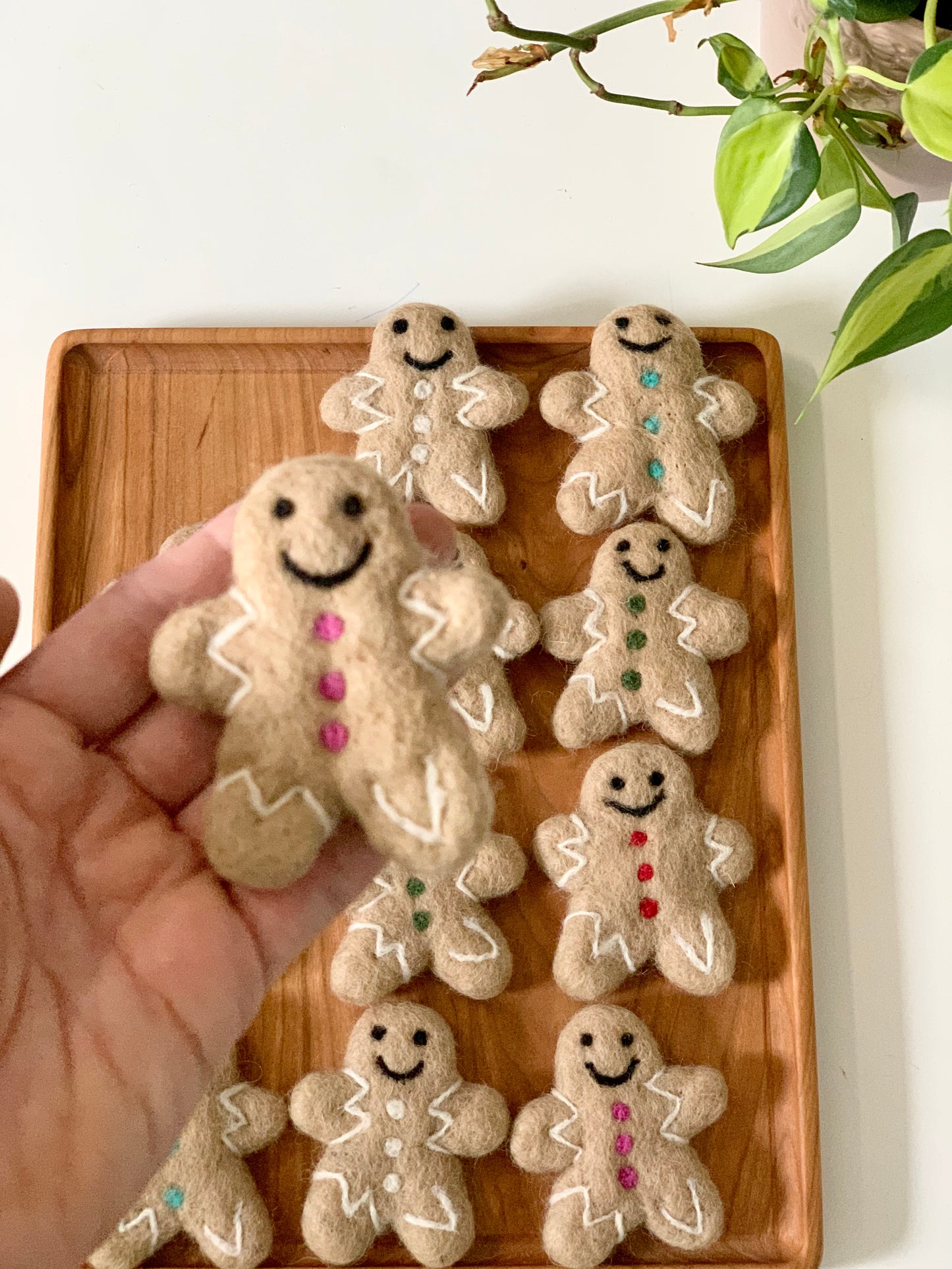 One Felt Gingerbread Person