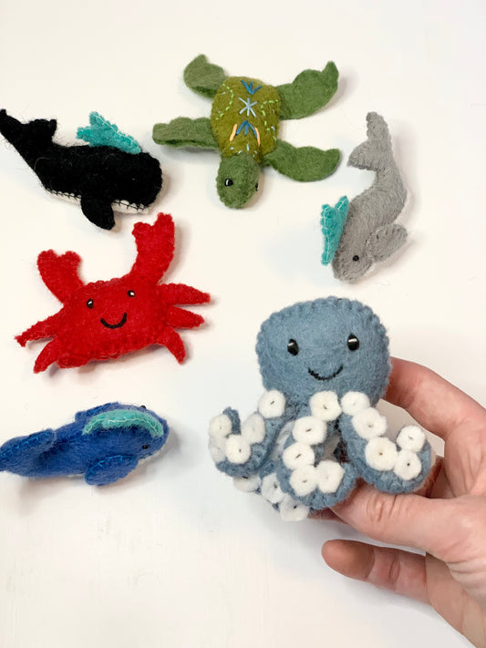 One Felt Octopus