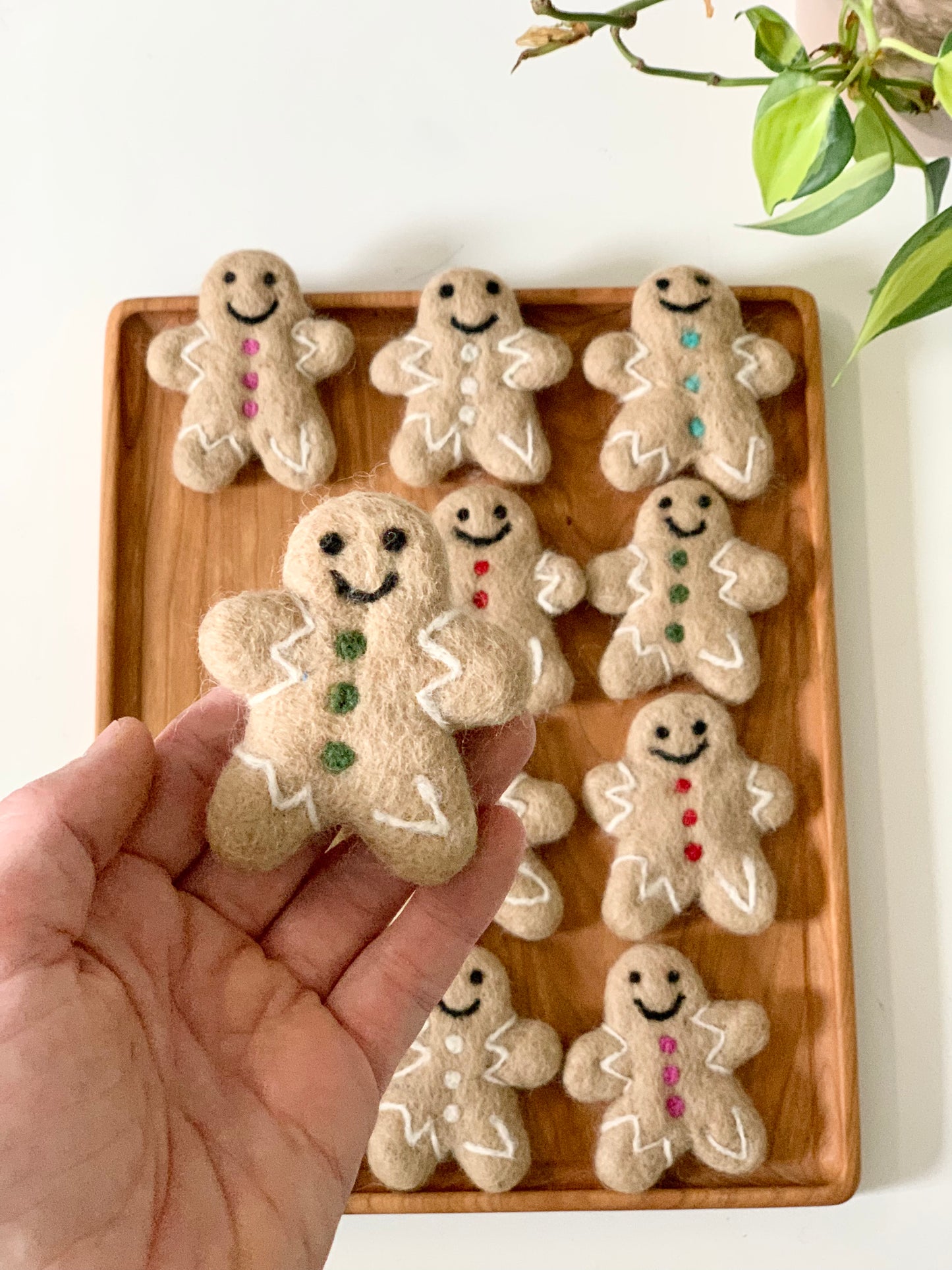 One Felt Gingerbread Person