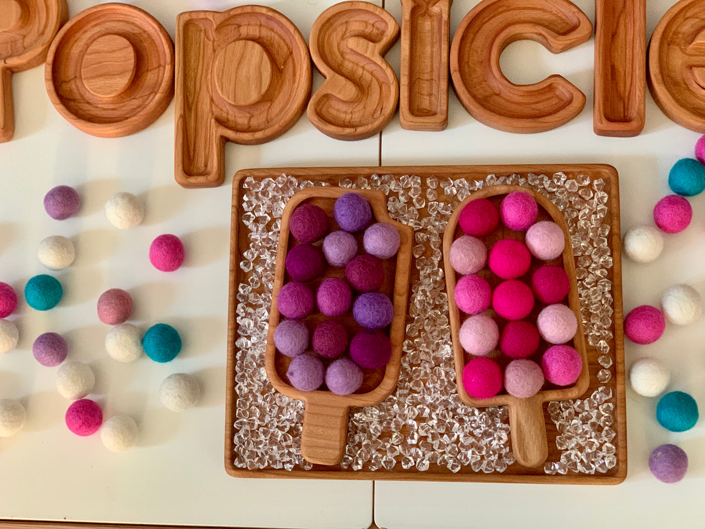 Popsicle Plate / Sensory Tray