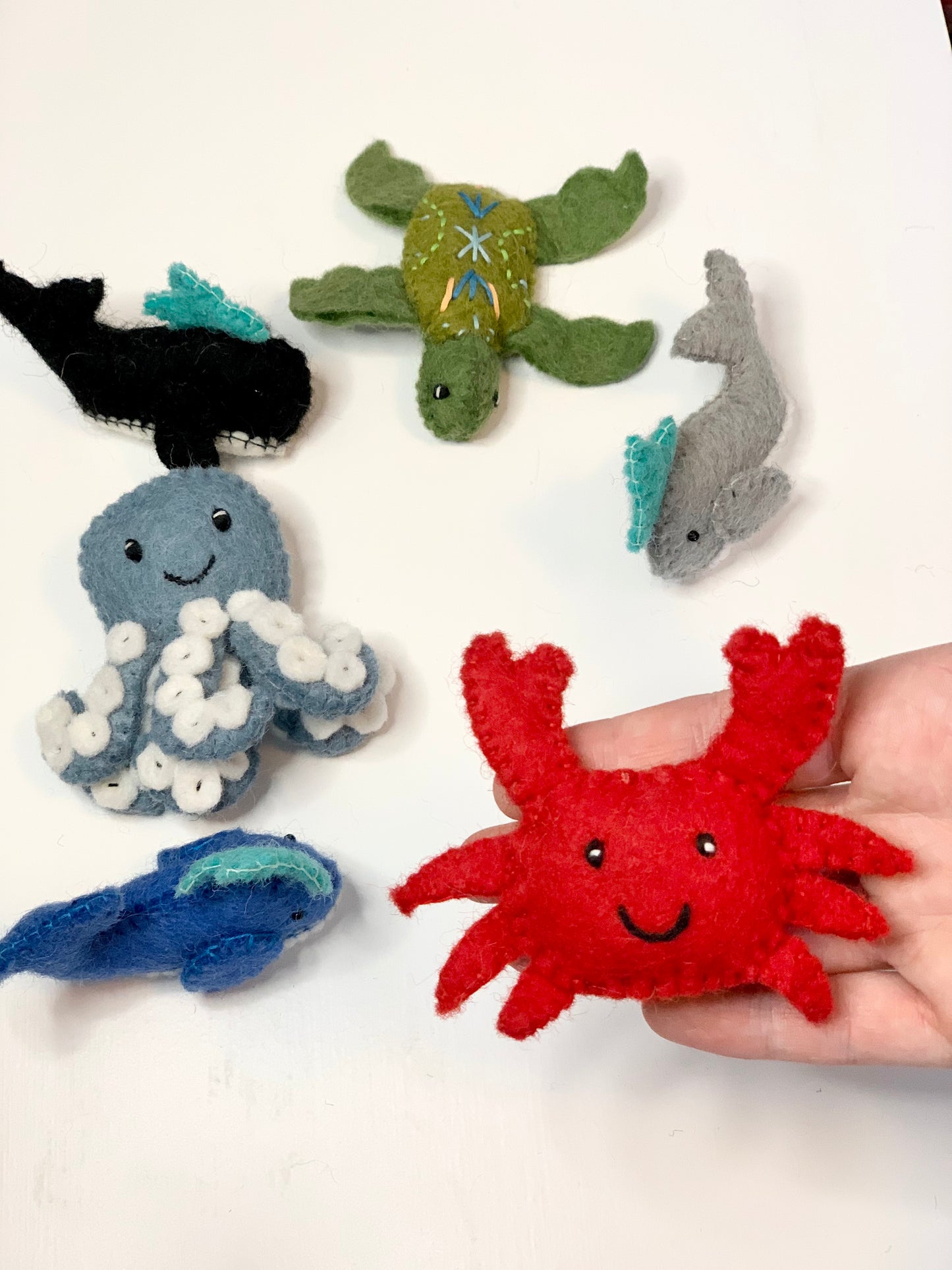 One Felt Crab