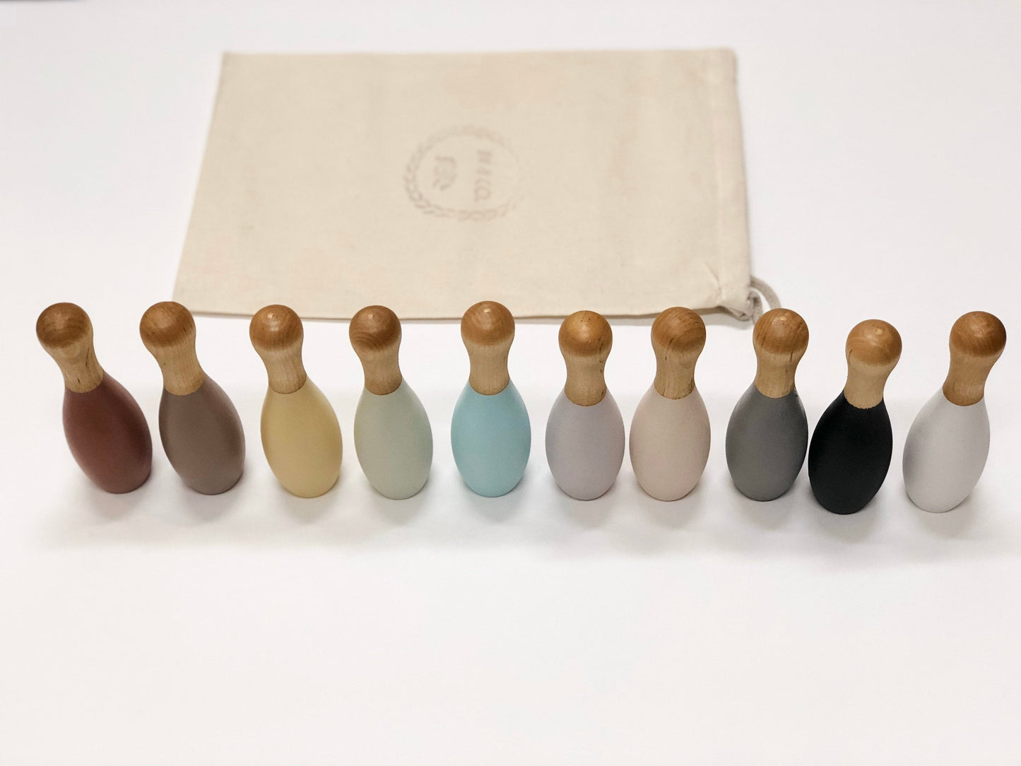 Wood Bowling Set - 10 Piece