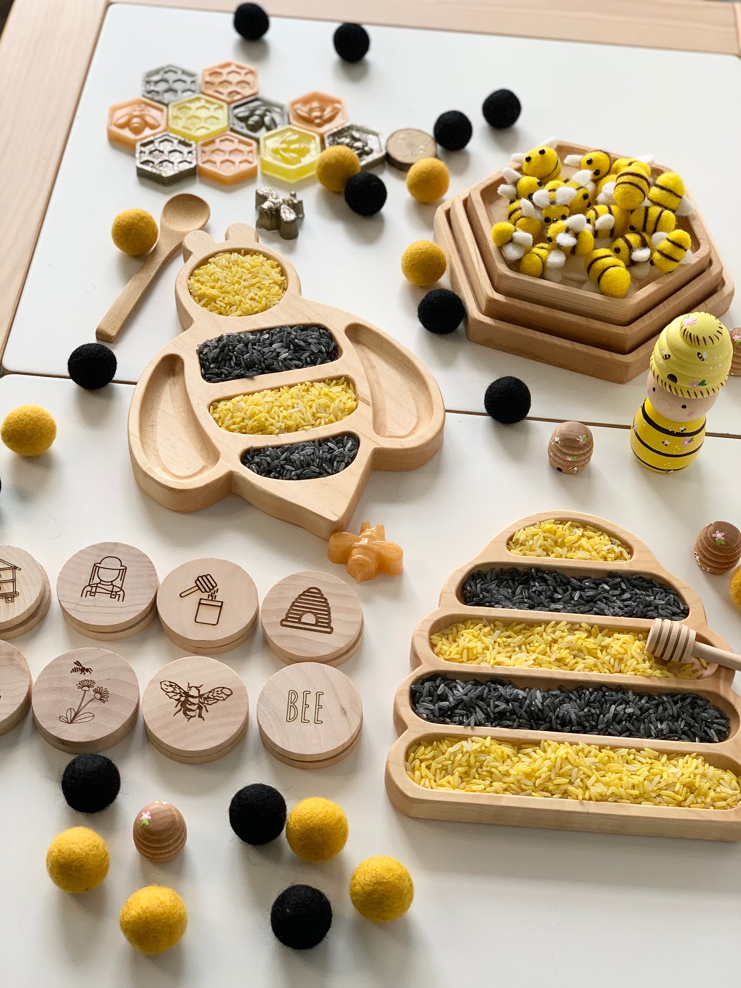 Bumble Bee Plate / Sensory Tray