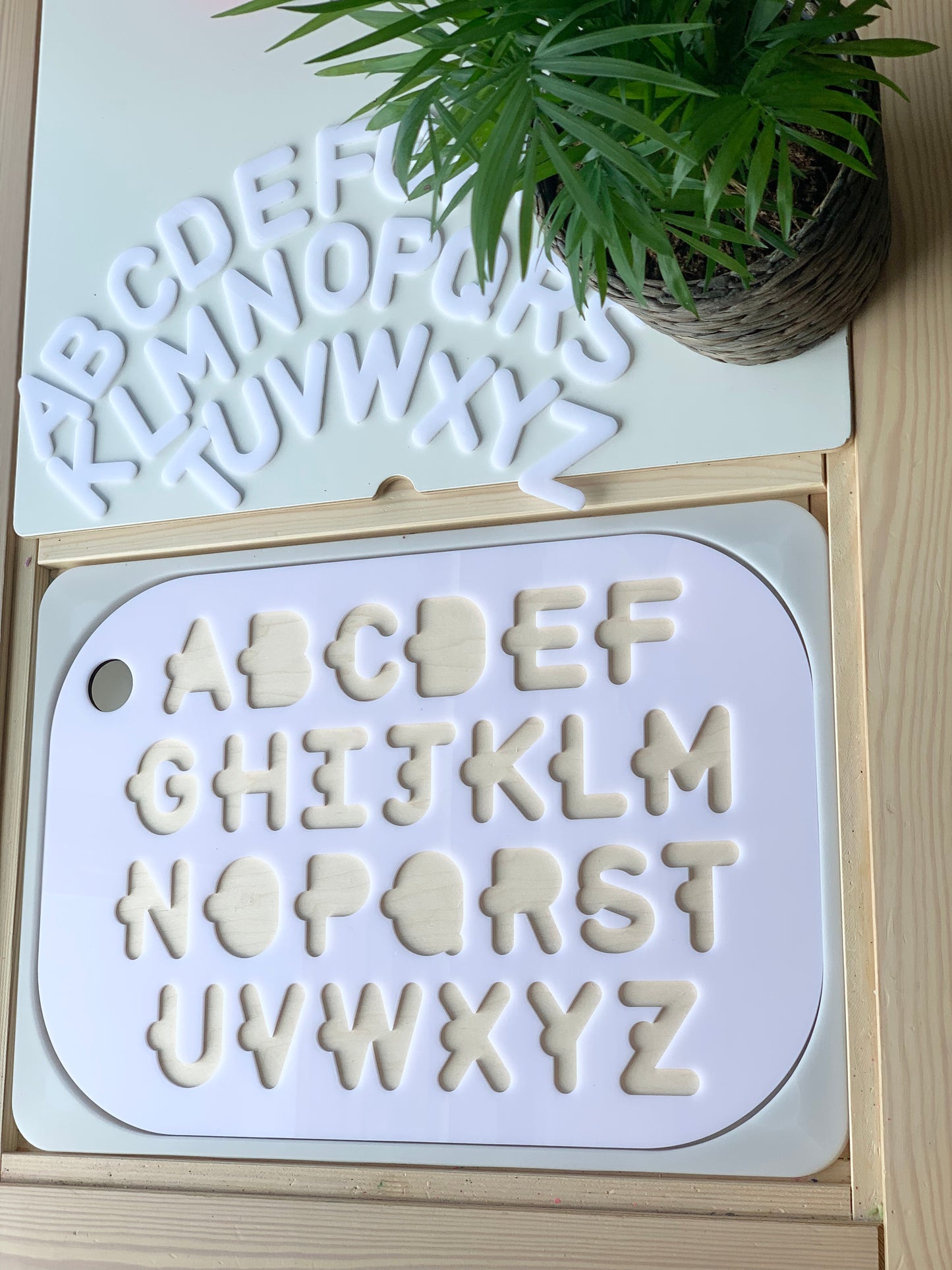 Uppercase Alphabet Puzzle Flisat Table Top Insert