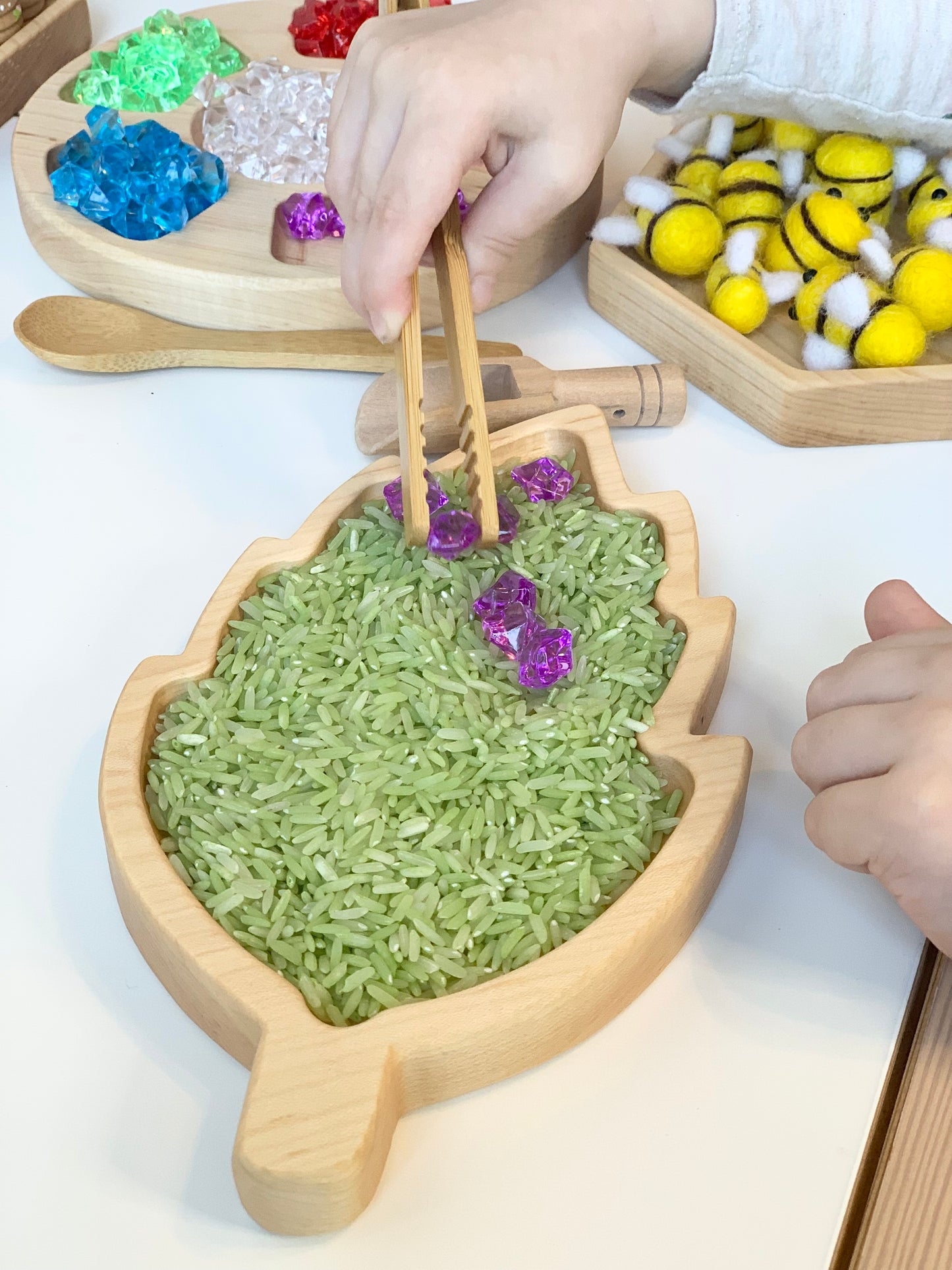 Birch Leaf Plate / Sensory Tray