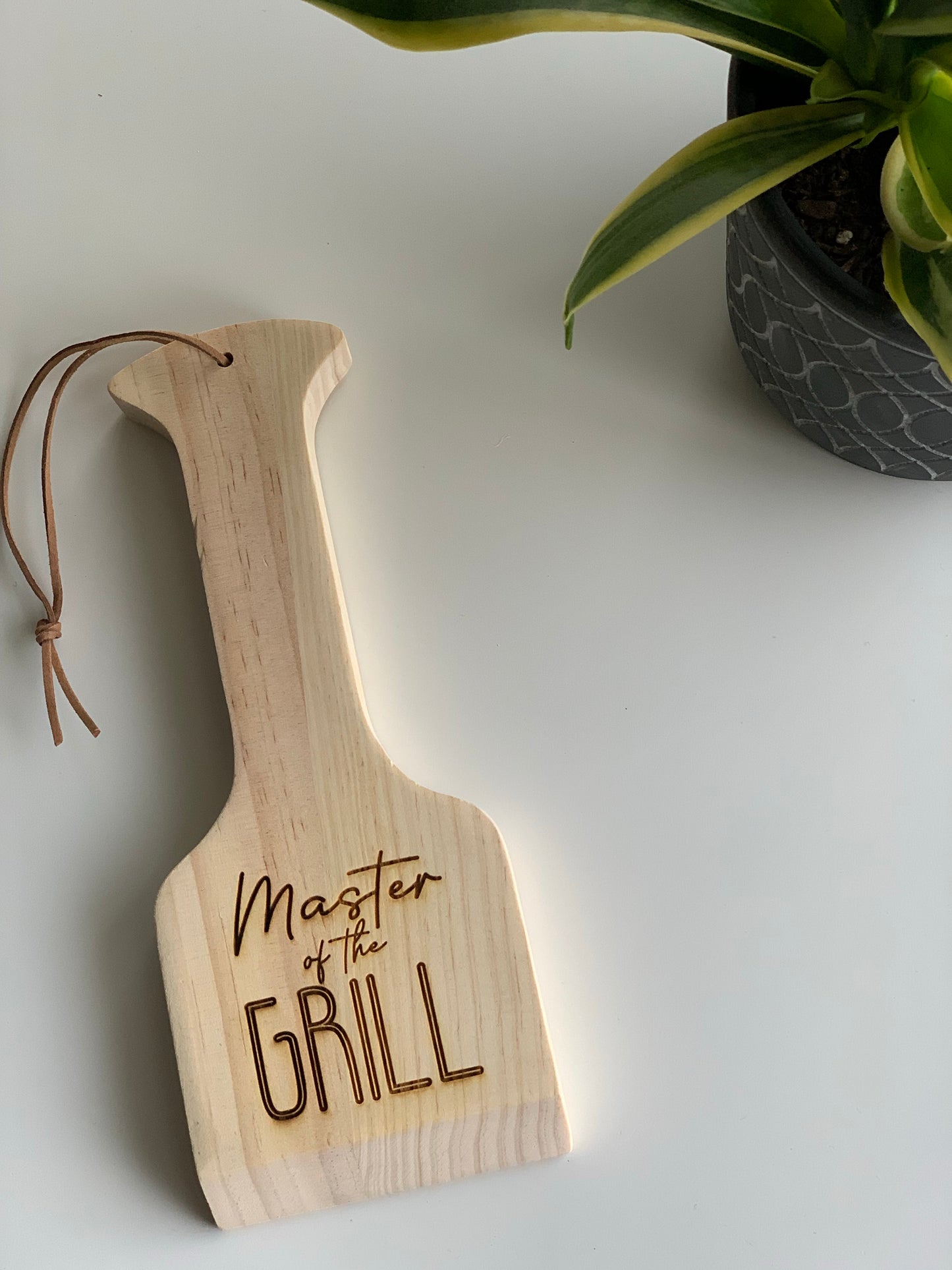 Custom Wooden Barbecue Scraper