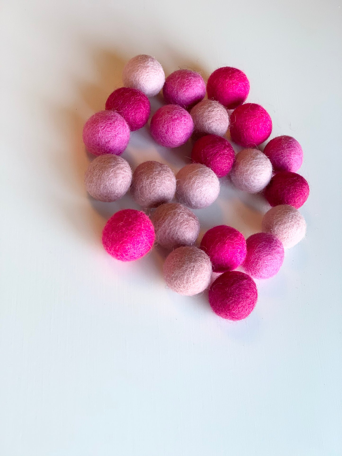 Felt Balls - Pinks