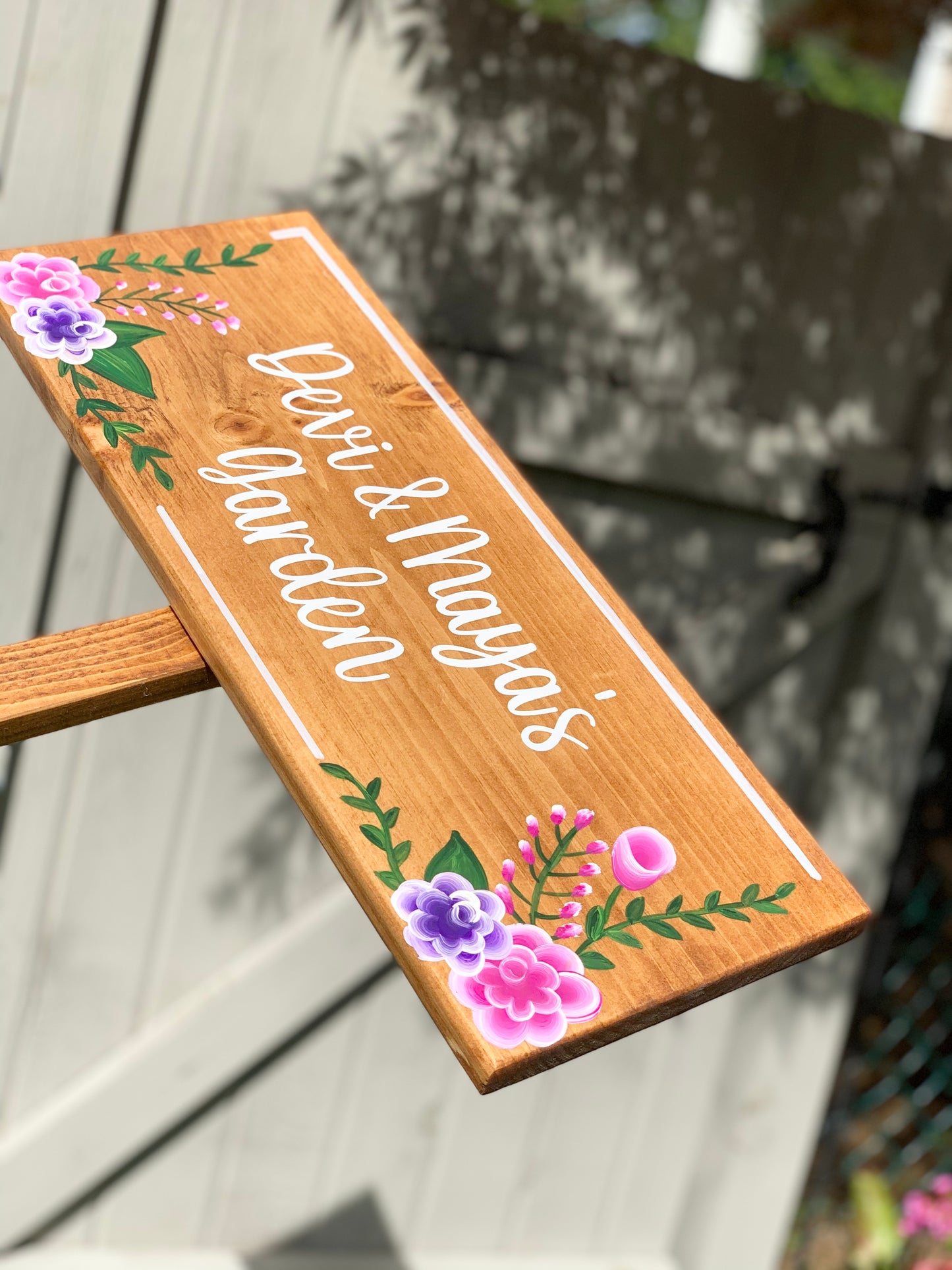 Large Custom Garden Sign