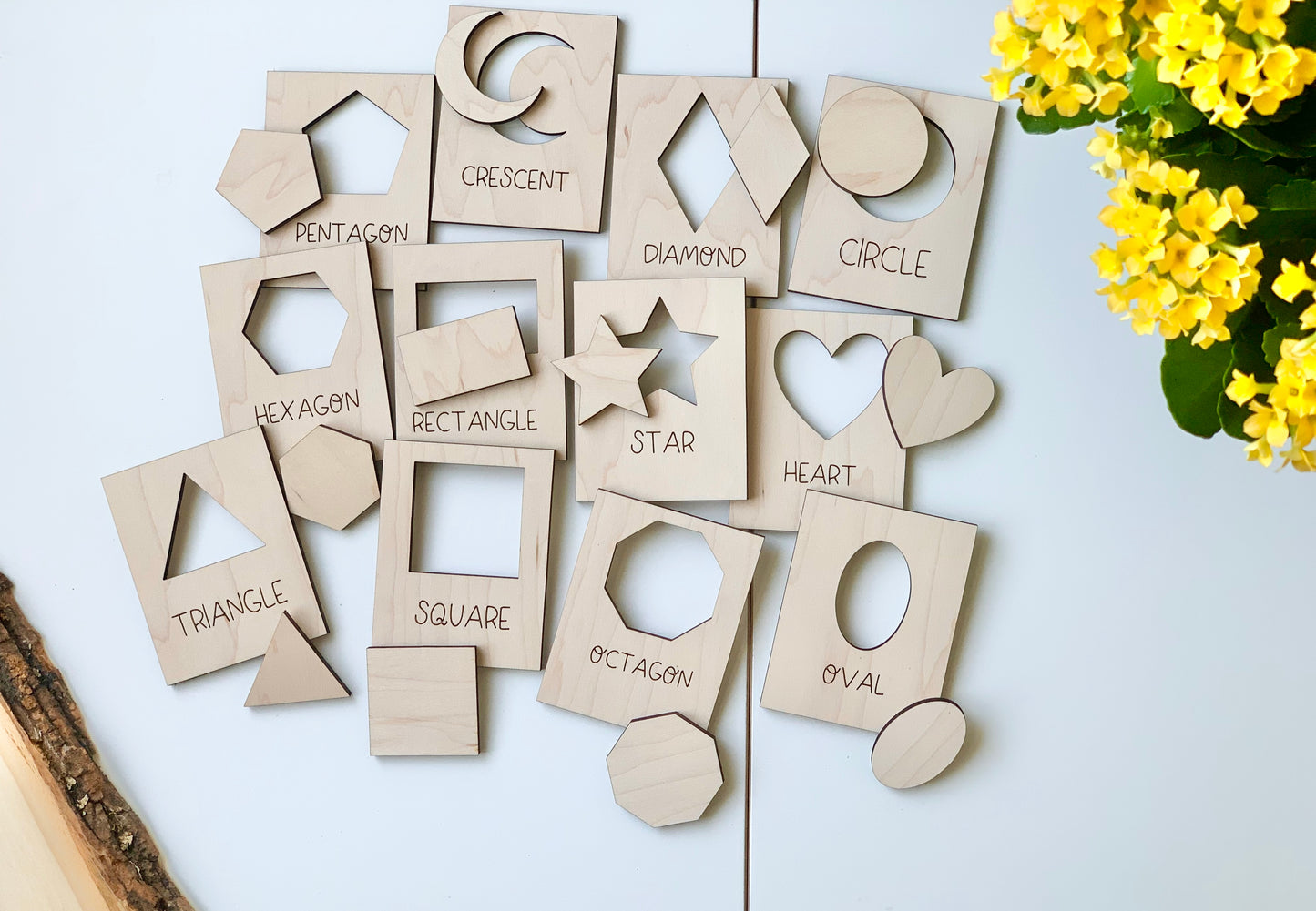 Shape Puzzle Flash Cards, Shape Finders