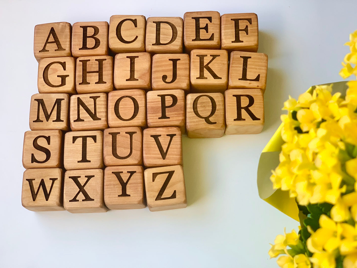 1.5” Alphabet Wood Blocks