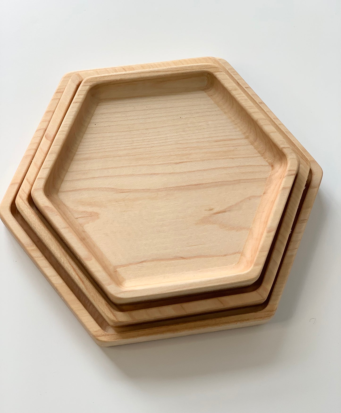 Nesting Hexagon Plates/Sensory Trays