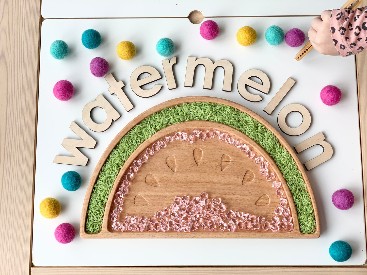 Watermelon Plate / Sensory Tray