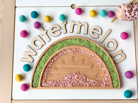 Watermelon Plate / Sensory Tray