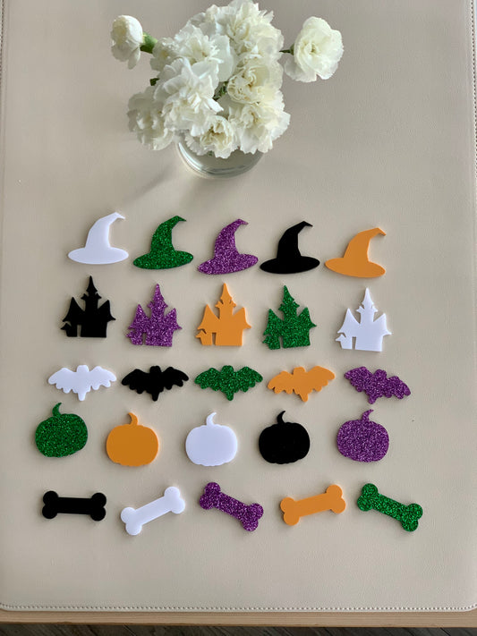 Halloween Acrylic Shapes / Loose Parts