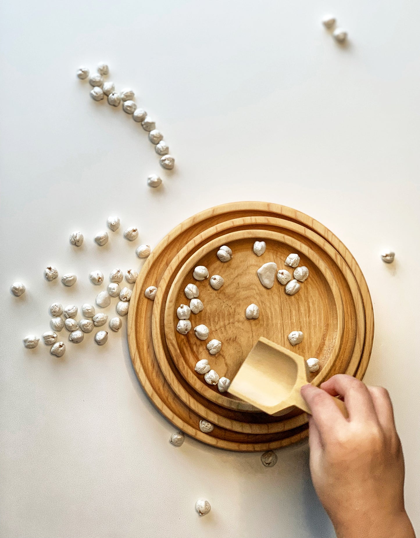 Nesting Round Plates/Circle Sensory Trays