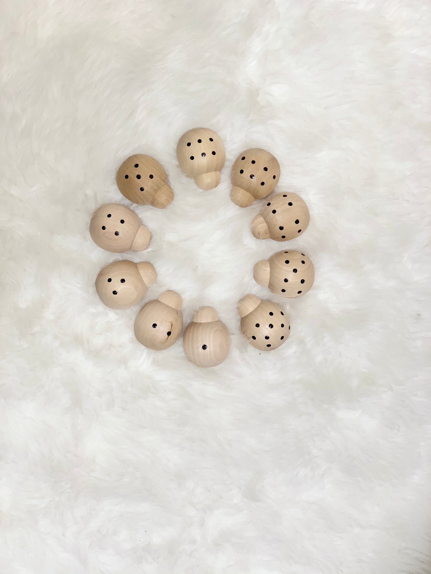 Wooden Counting Ladybugs