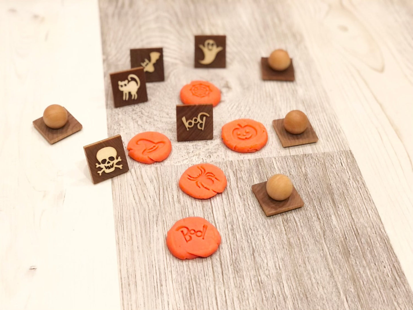 Halloween Play Dough Stamps