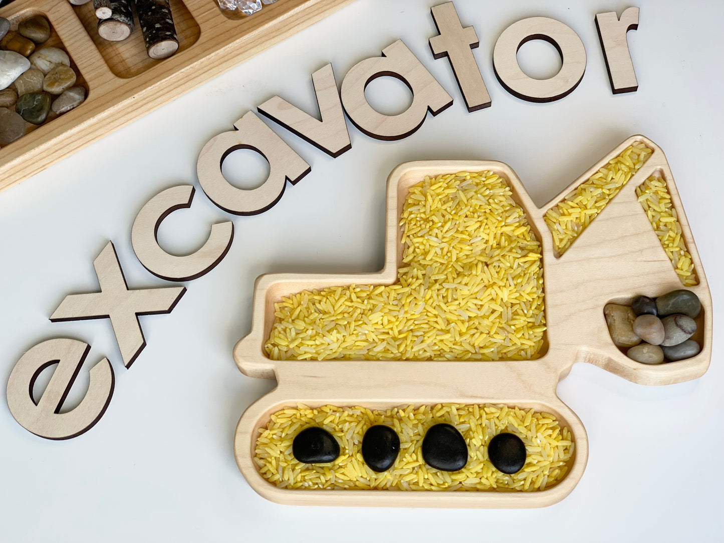 Excavator Plate / Sensory Tray