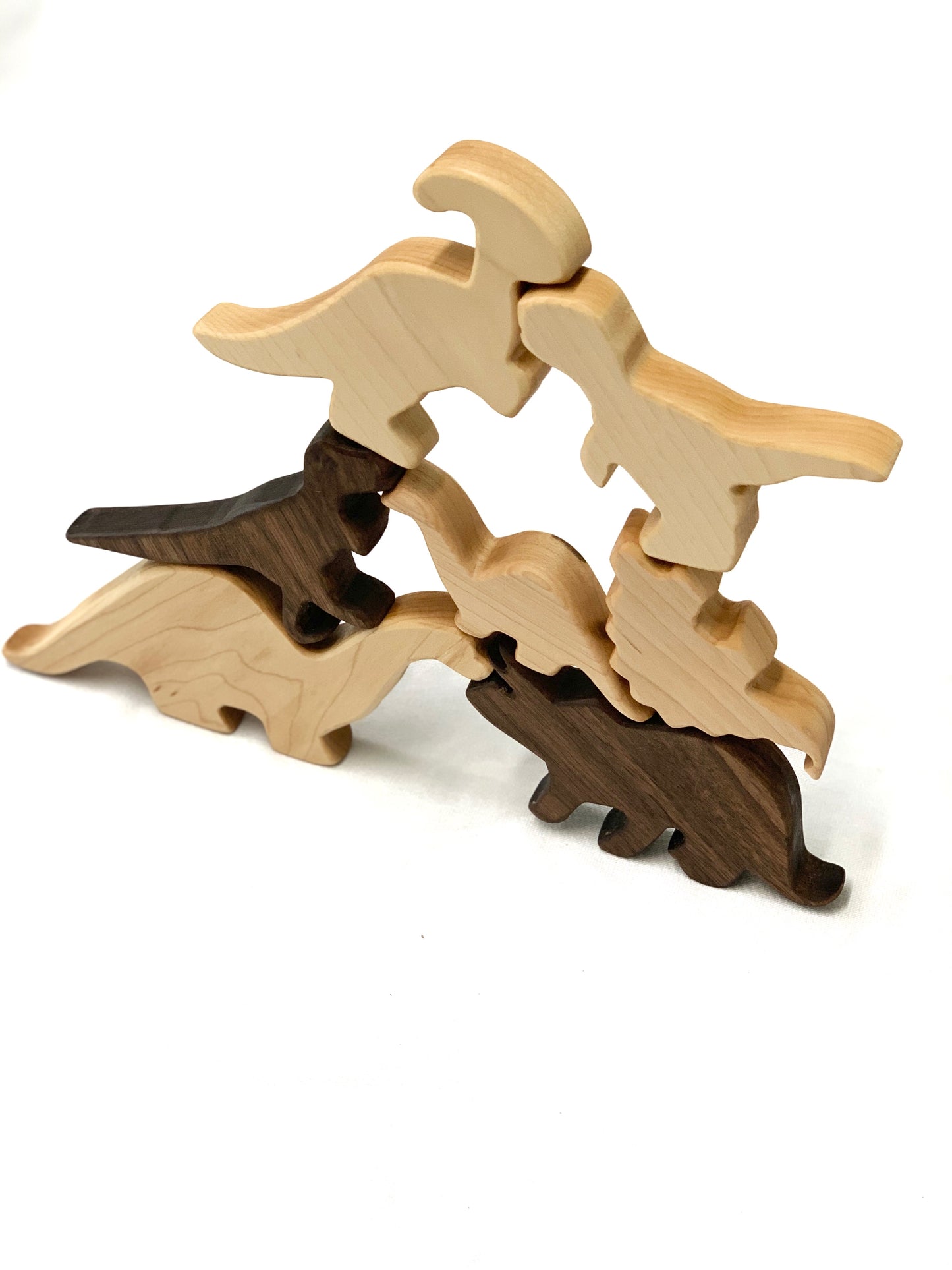 Dinosaur Animal Wood Toy Figurines