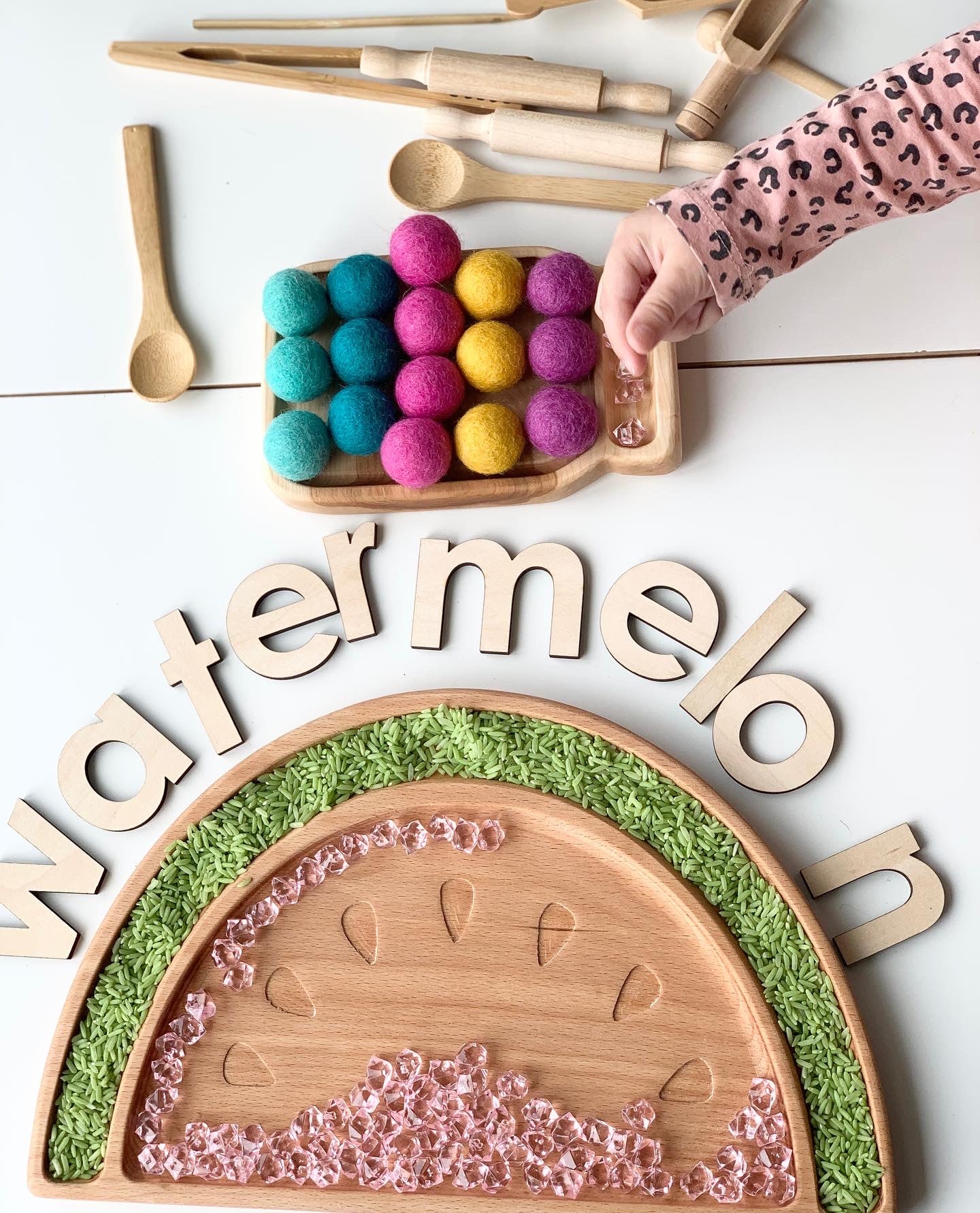 Watermelon Plate / Sensory Tray