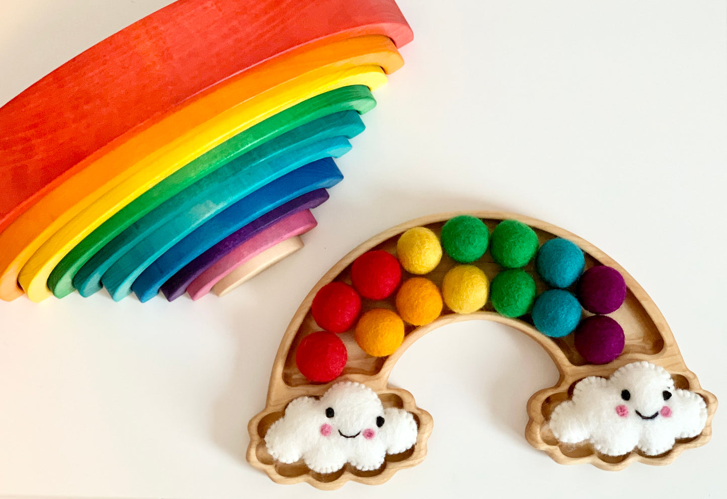 Rainbow Plate / Sensory Tray