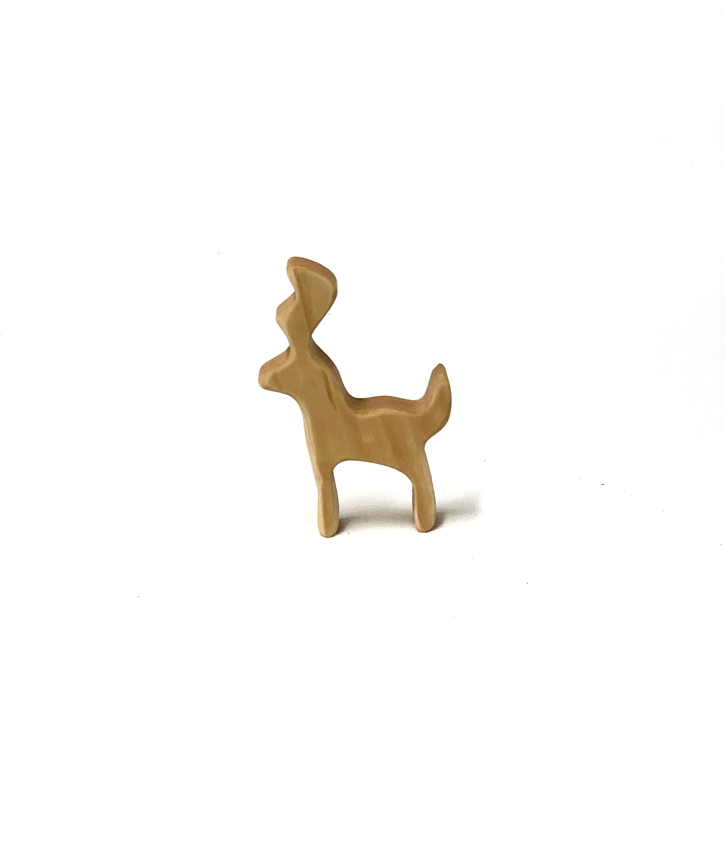 Buck Woodland Deer Animal Wood Toy Figurines